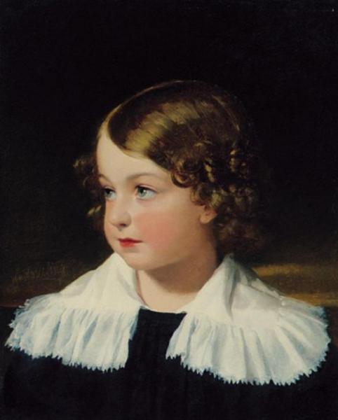 Portrait Of A Boy by Friedrich Von Amerling