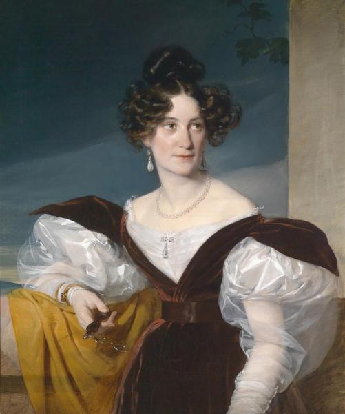 Friedrich Von Amerling Portrait Of Amalie Klein, Nee Von Henikstein