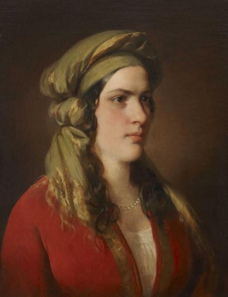 Portrait Of Rosa Dirsch by Friedrich Von Amerling