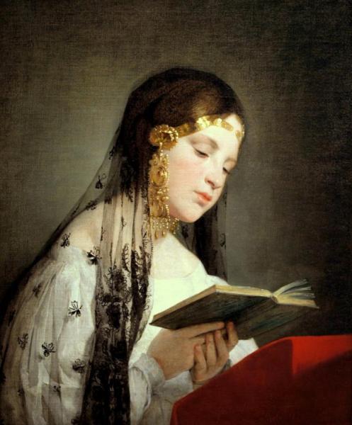 Reading Girl by Friedrich Von Amerling