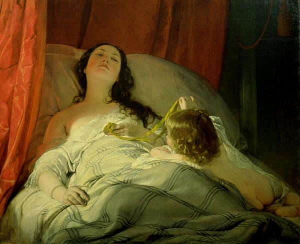 The Drowsy One by Friedrich Von Amerling