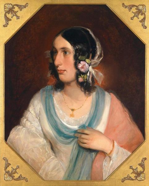 Young Woman by Friedrich Von Amerling Oil Painting Reproductions