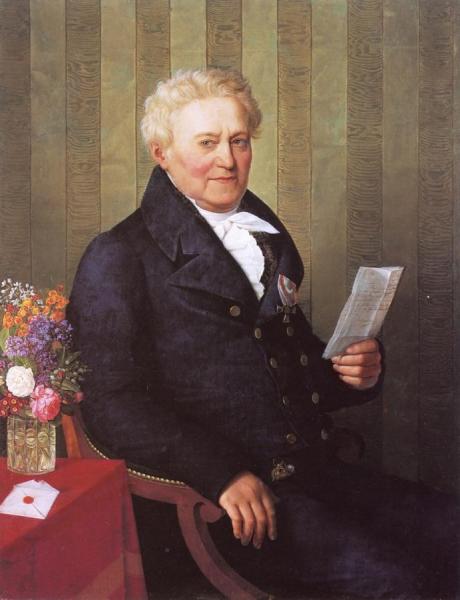 Portrait Of Friedrich Parthey by Friedrich Wilhelm Schadow