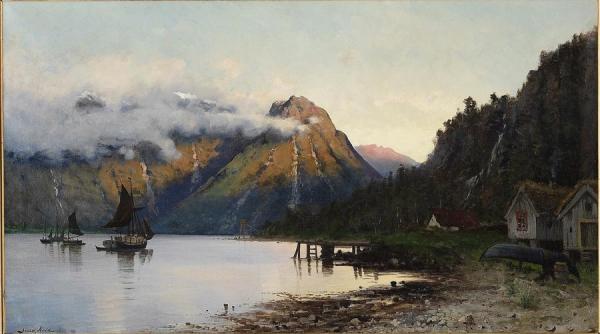 Last Sunbeams by Frithjof Smith-hald