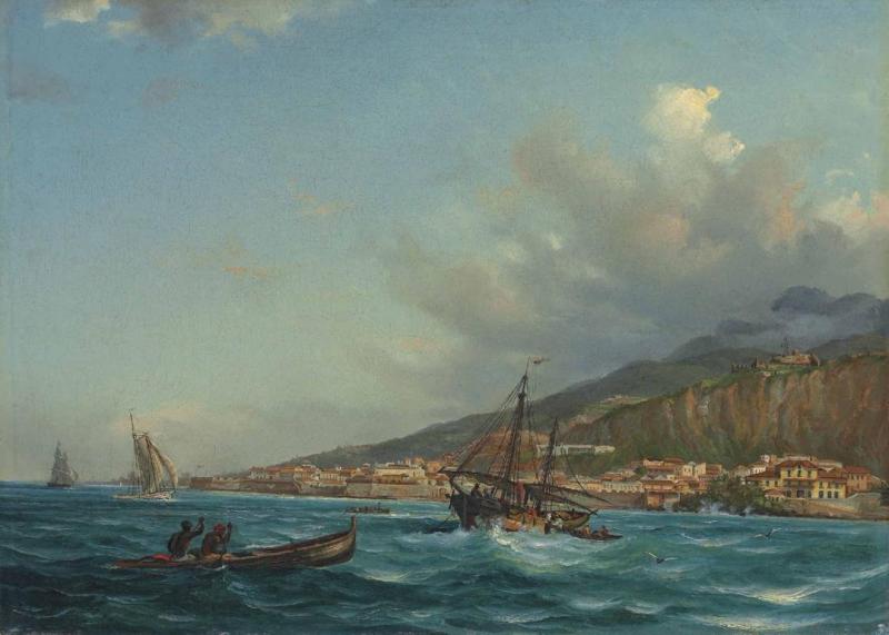 Off Caracas, Venezuela by Fritz Sigfried George Melbye