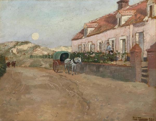 Evening In Camiers by Fritz Thaulow
