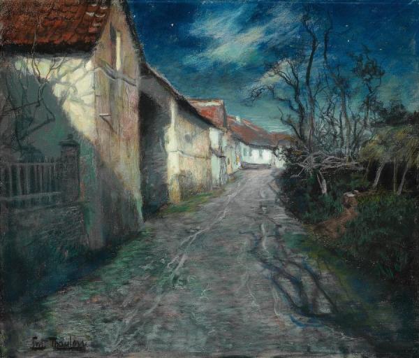 Moonlight In Beaulieu by Fritz Thaulow