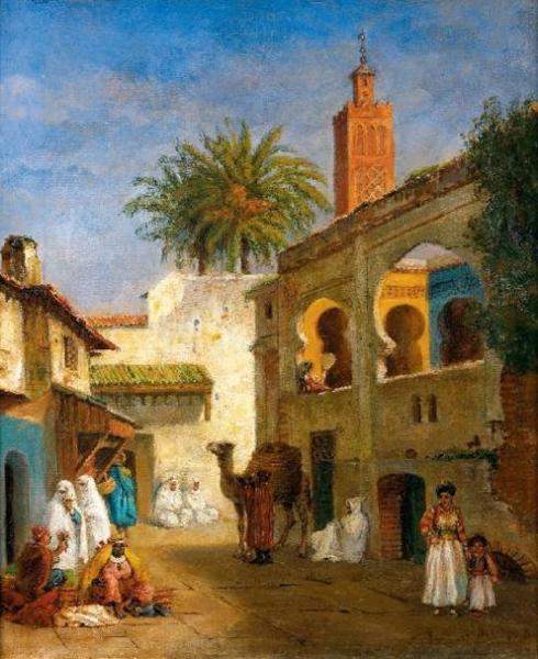 Motif From Tlemcen, Algeria by Fritz Von Dardel