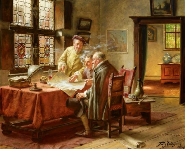 Fritz Wagner Preparing A New Journey