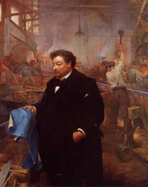 Gustave Eiffel by Gabriel Guerin