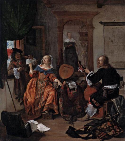 A Musical Party by Gabriel Metsu