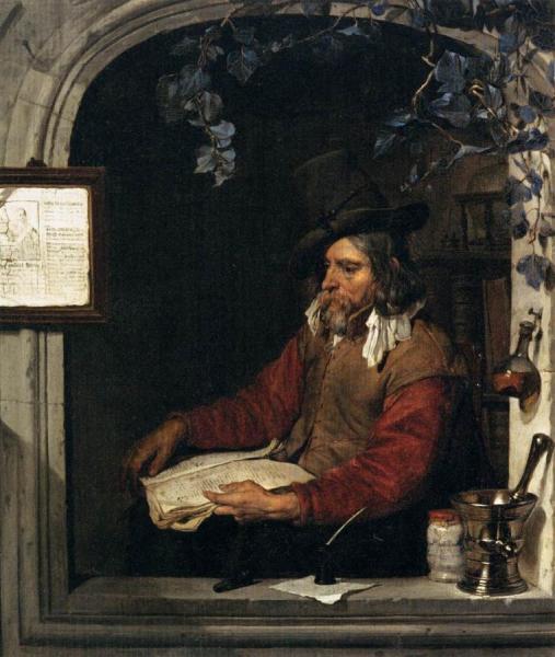 The Apothecary by Gabriel Metsu Oil Painting Reproductions