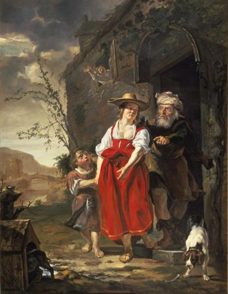 The Dismissal Of Hagar by Gabriel Metsu
