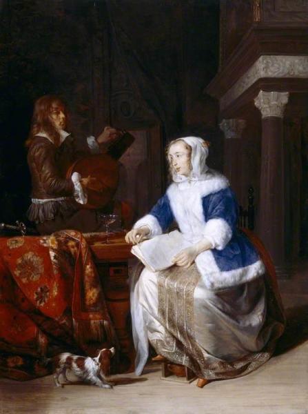 The Duet by Gabriel Metsu