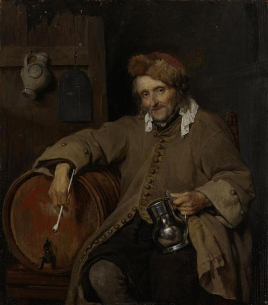 The Old Drinker by Gabriel Metsu