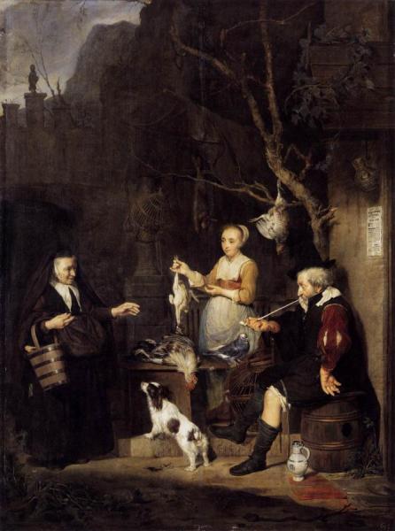 The Poultry Woman by Gabriel Metsu