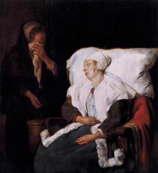 The Sick Girl by Gabriel Metsu