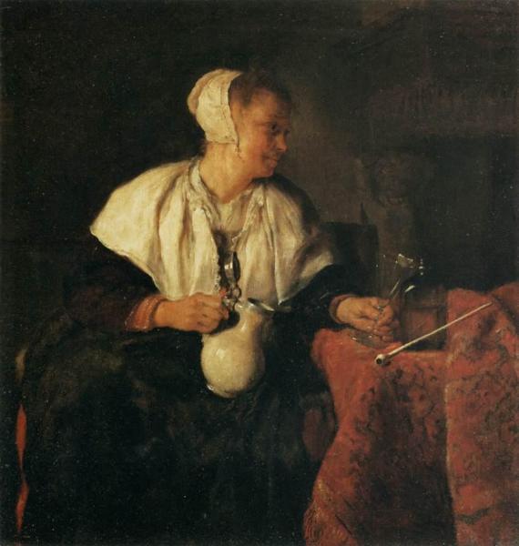 The Tippler by Gabriel Metsu Oil Painting Reproductions