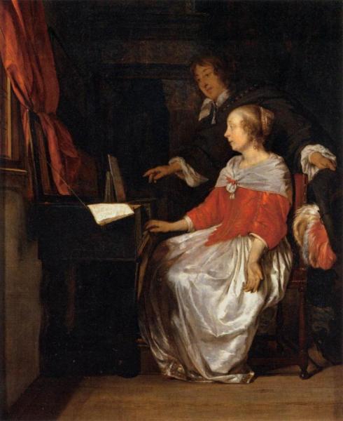 Virginal Player by Gabriel Metsu