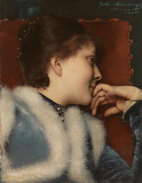 Portrait Of A Lady by Gabriel Schachinger
