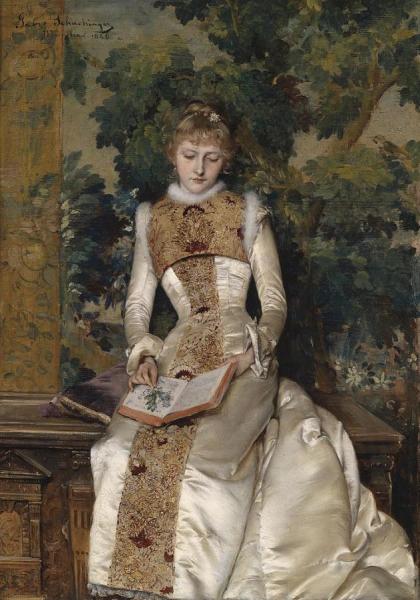 The Forget-me-not by Gabriel Schachinger