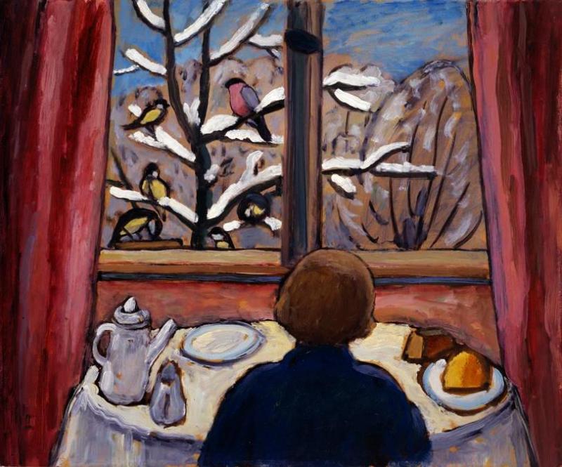 Breakfast Of The Birds, 1934 by Gabriele Münter