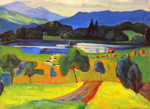 A Lake In The Mountains by Gabriele Münter