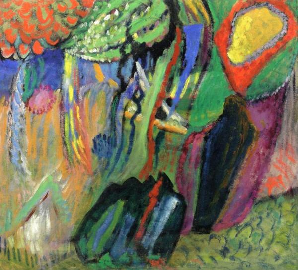 Abstract Composition by Gabriele Münter