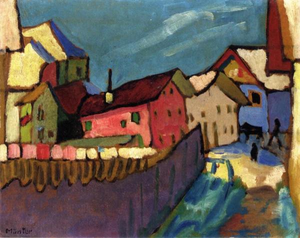 Burggraben, Murnau by Gabriele Münter