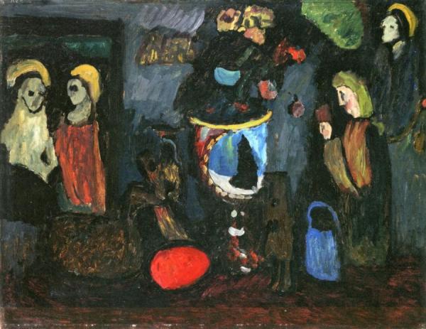 Dark Still Life by Gabriele Münter