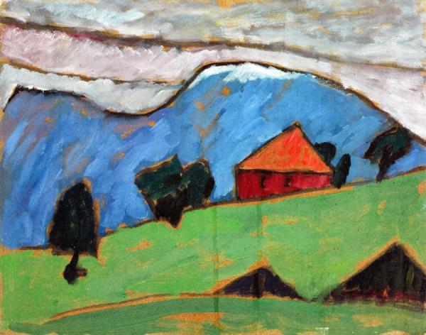Generalsvilla by Gabriele Münter Oil Painting Reproductions