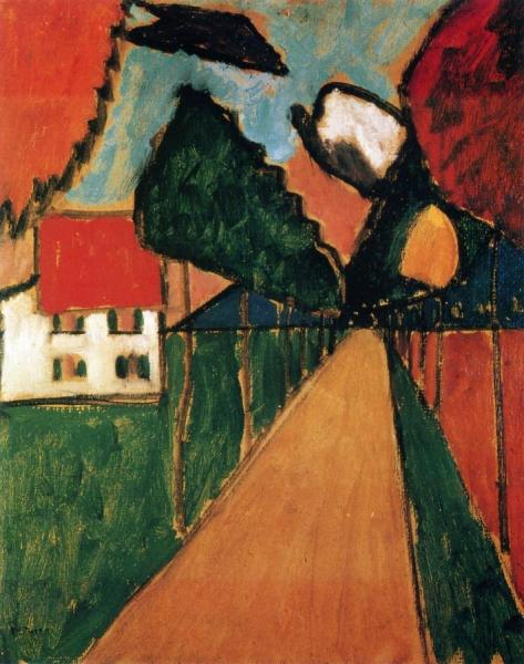 Gabriele Münter Kochel - Straight Road