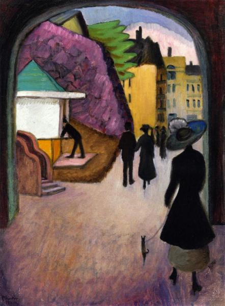Mai-abend In Stockholm by Gabriele Münter Oil Painting Reproductions