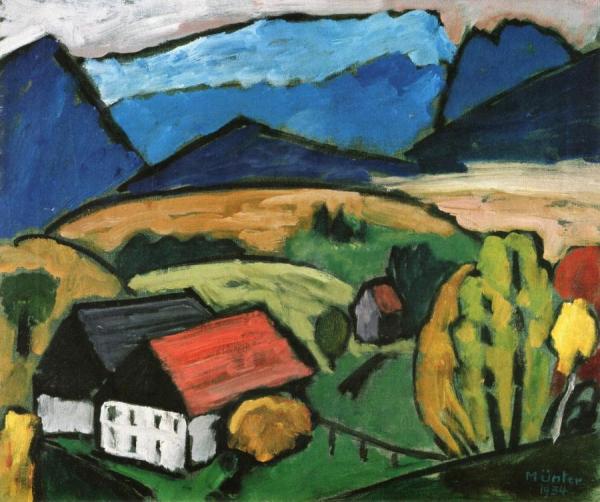 Mountain View by Gabriele Münter