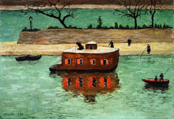 On The Seine by Gabriele Münter