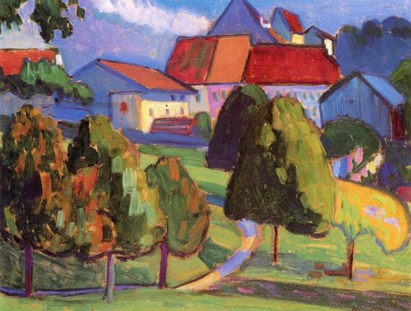 Outskirts Of Murnau by Gabriele Münter