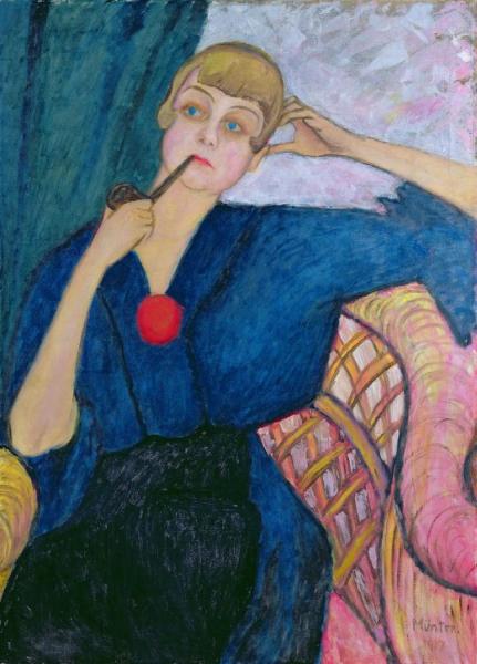 Portrait Of Anna Aagaard by Gabriele Münter