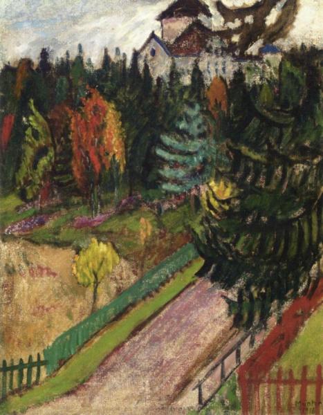 Stockholm Landscape by Gabriele Münter