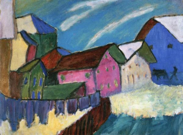 Gabriele Münter Village Street In Winter