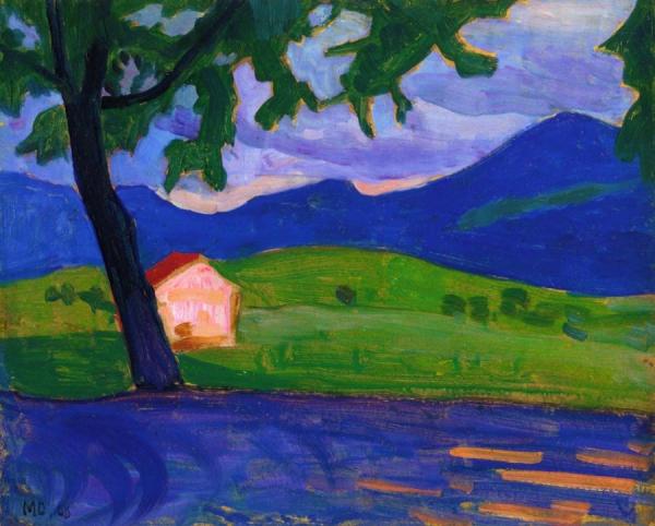 Vom Griesbraukeller by Gabriele Münter Oil Painting Reproductions