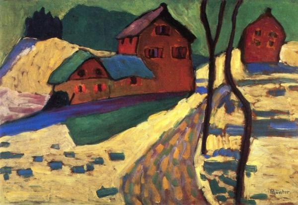 Winter Landscape by Gabriele Münter