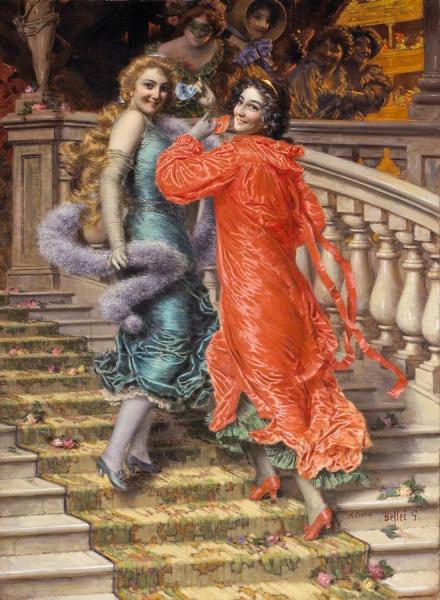In The Theater by Gaetano Bellei