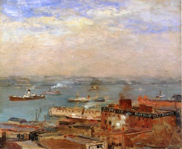 Early Morning, North River by Gari Melchers