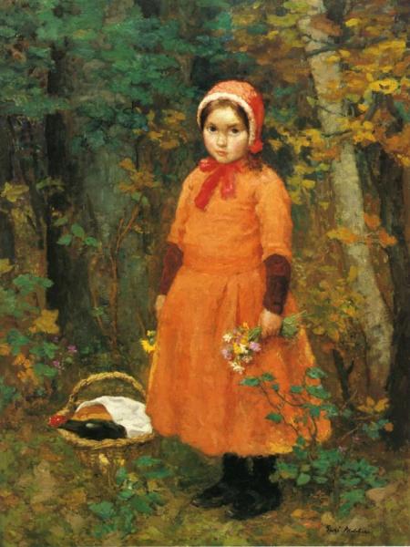 Little Red Riding Hood by Gari Melchers
