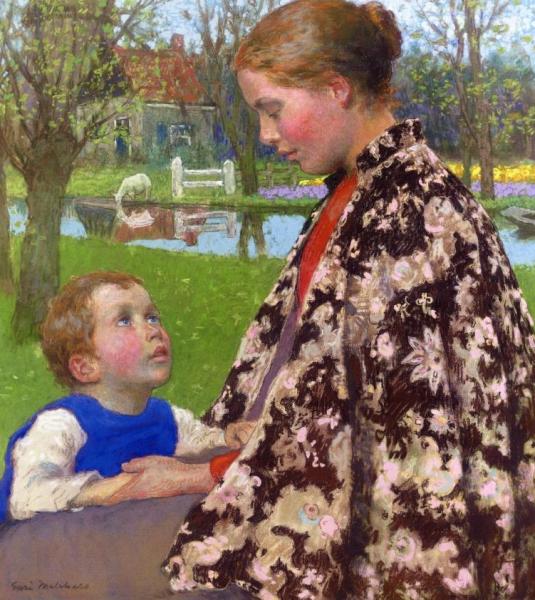 Mother And Child by Gari Melchers