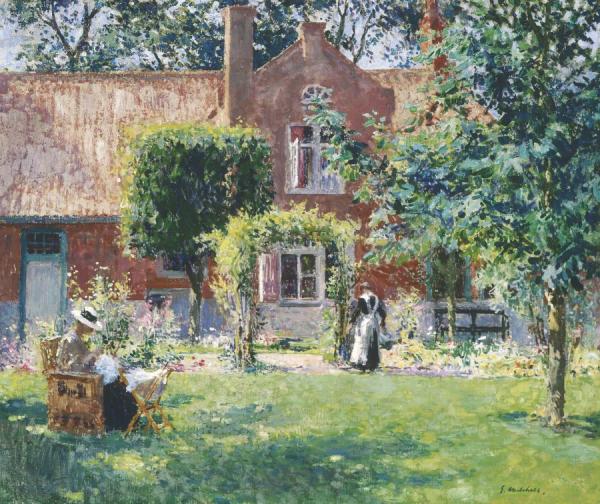 Gari Melchers The Unpretentious Garden