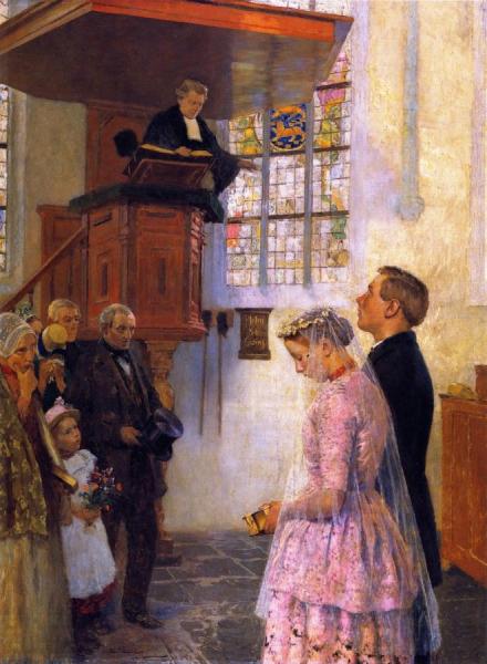 Gari Melchers The Wedding