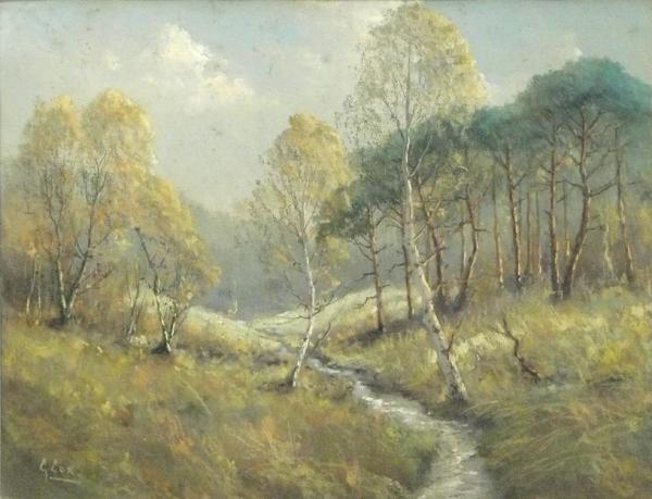Landscape With A River by Garstin Cox Oil Painting Reproductions