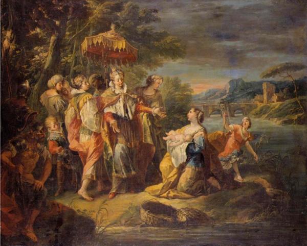 Finding Of Moses by Gaspare Diziani Oil Painting Reproductions