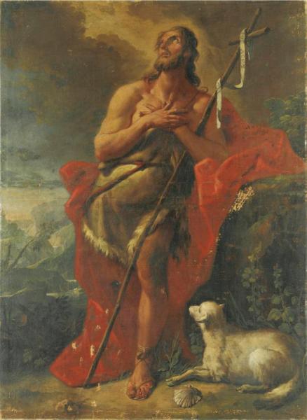 Saint-john The Baptist by Gaspare Diziani